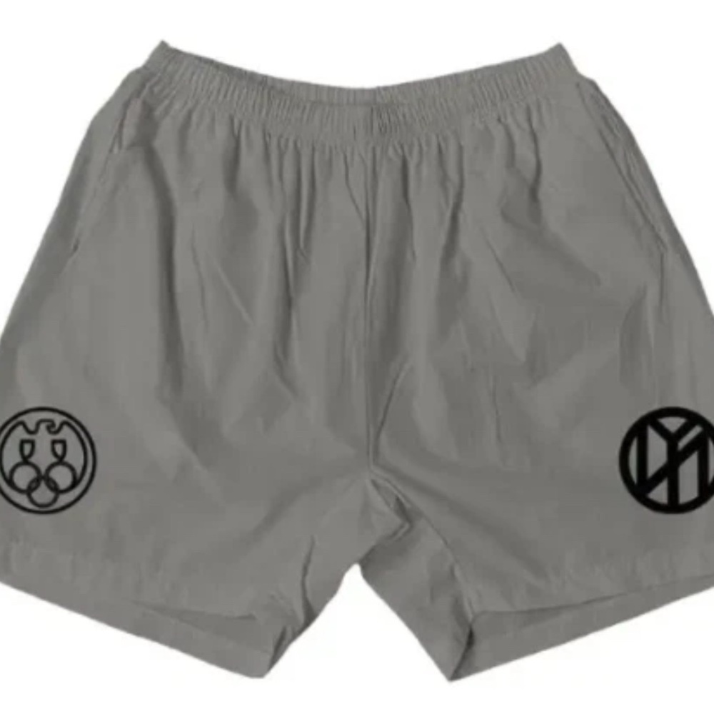 Mocha NEW YZY Yeezy Gosha Nylon Shorts FW24 Grey SH-01 03 Size 3